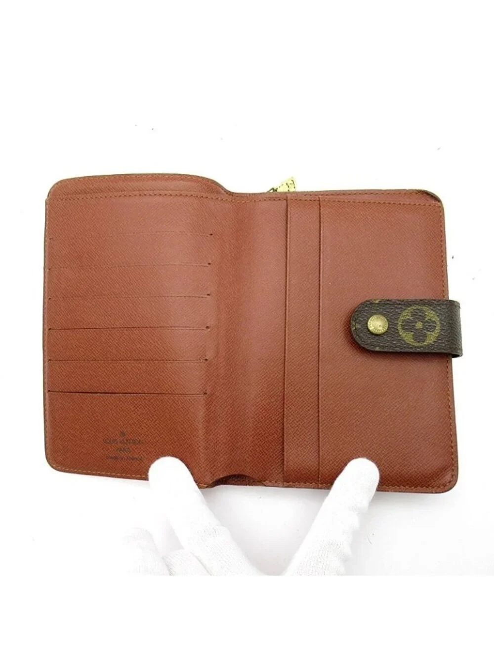 Louis Vuitton Porte Tresor Etuy Pappeye Monogram Brown Wallet